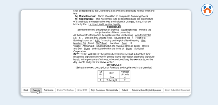 rental contract