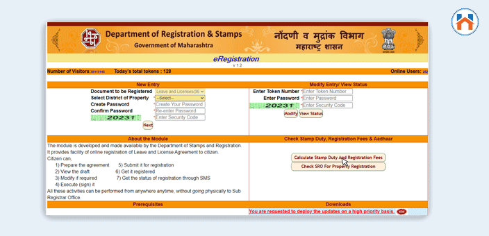 how to register the Rental Agreement Online