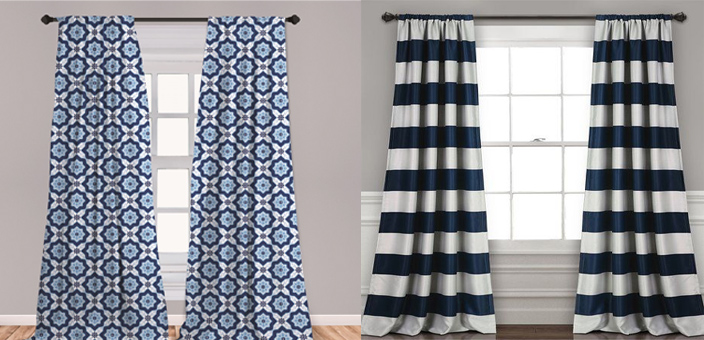 5 Most Important Things to Consider When Choosing Curtains For Your Home - Bold Sharp Pattern Colours 