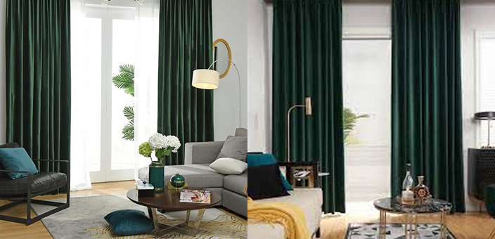 Green Curtains For Your Home
