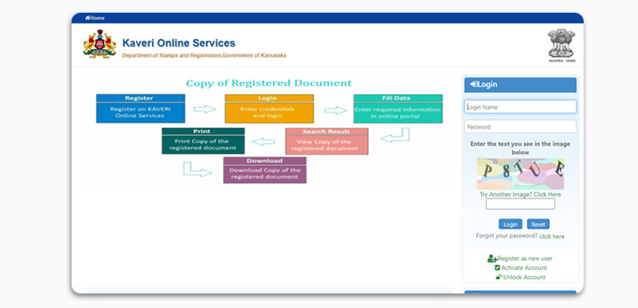 How To Register as a New User In Kaveri Online Services