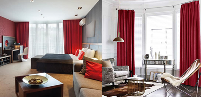 5 Most Important Things to Consider When Choosing Curtains For Your Home - Red Curtains