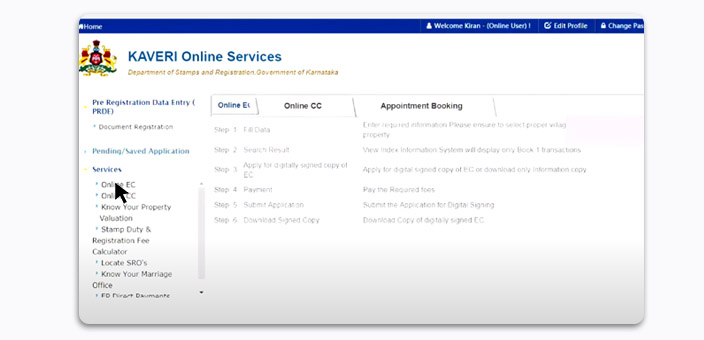 How To Apply For The Encumbrance Certificate Online