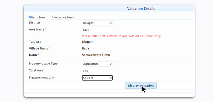 How To Know Your Property Valuation on Kaveri Online Services