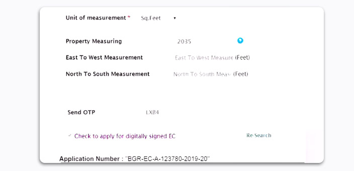 Kaveri Online Services - How To Apply For The Encumbrance Certificate Online