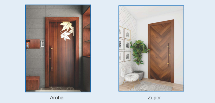 Veneer Wooden Door Designs