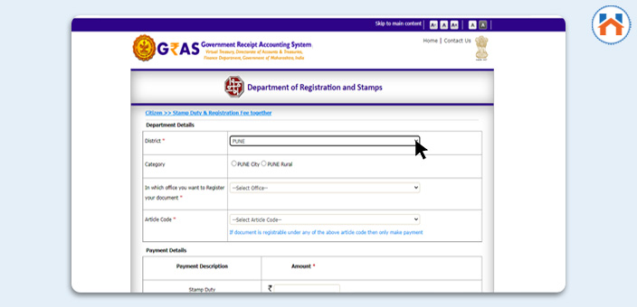 Stamp Duty and Registration Charges in Pune