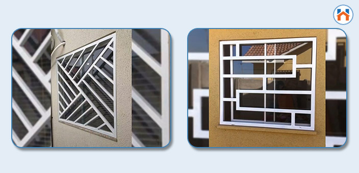 simple window grill designs