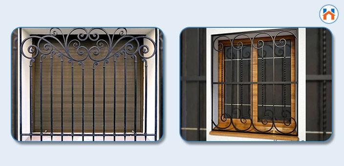 modern window grill designs