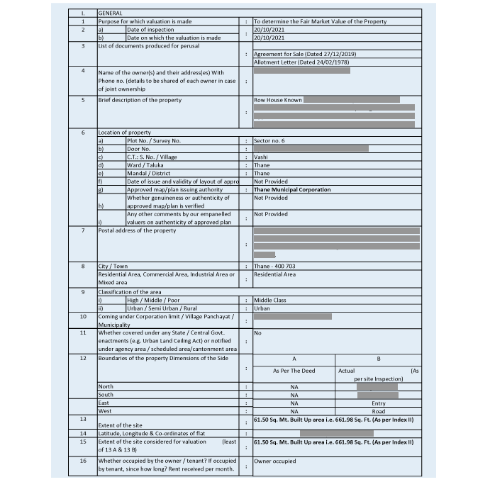 Home Loan Technical Verification Report 2024