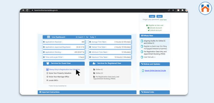 How to Calculate The Stamp Duty and Registration Charges online