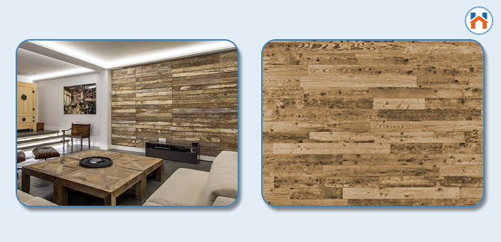  Wooden wall design for living room