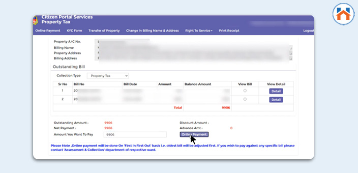 How To Pay The MCGM Property Tax Online 2025