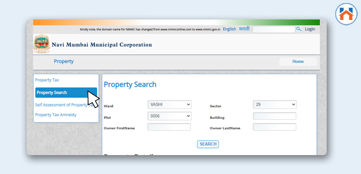 NMMC Property Tax Online Payment 2025