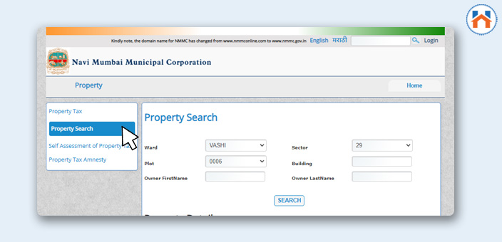 NMMC Property Tax Online Payment 2024