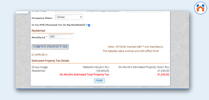 NMMC Property Tax Online Payment 2024