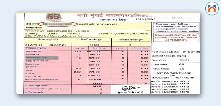 NMMC property Tax 2024