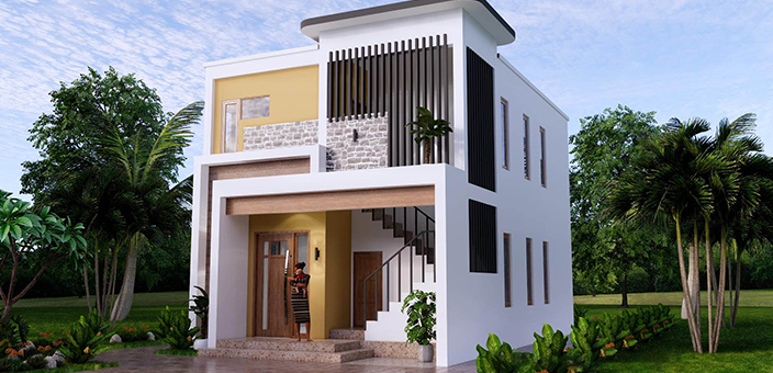 Duplex House Designs low cost 