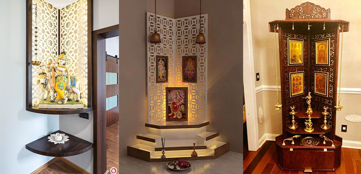 Pooja Room Design corner