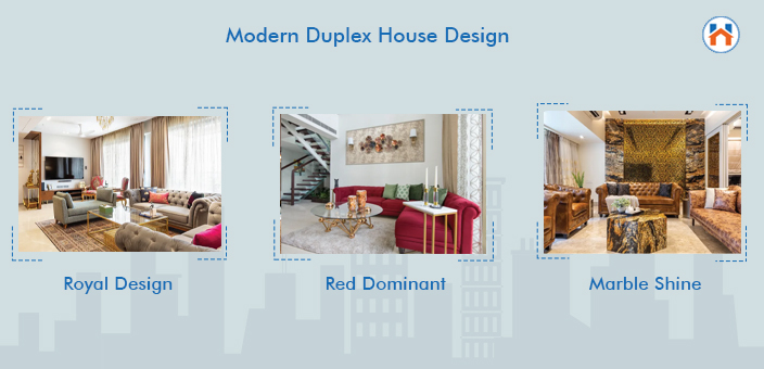 Duplex House Designs modern