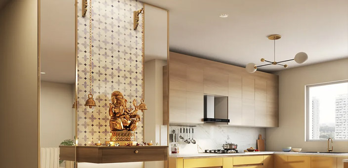 Pooja Room Design kitchen