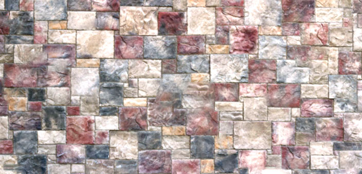 Modern Front Wall Tiles Design Textured-Wall-With-Block-Tiles