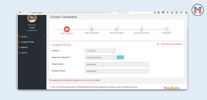 How To File A Complaint Under RERA? s8