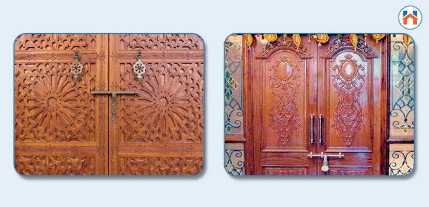  Intricate-craftsmanship DOUBLE DOOR DESIGN