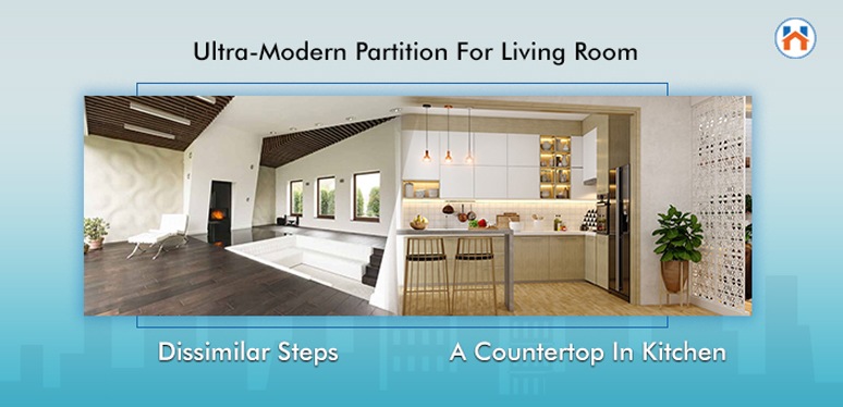 ultra modern Living Room Partition