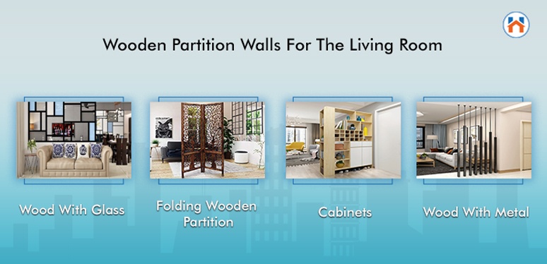 wooden Living Room Partition