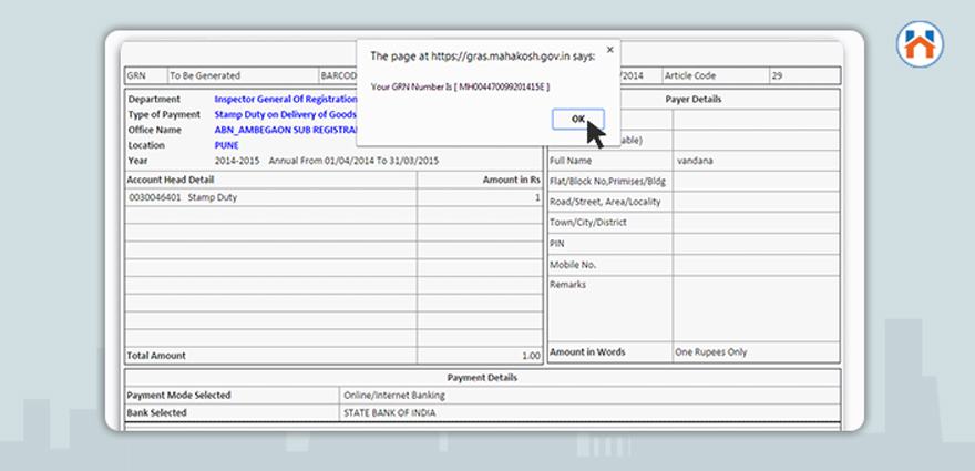 How To Pay Stamp Duty & Registration Chagres In Maharashtra