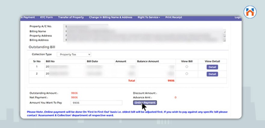 Land Tax Online process step 5