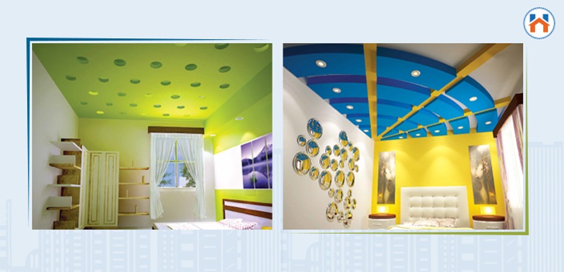Top 20 Simple Small Bedroom Ceiling Design - cheese slice design