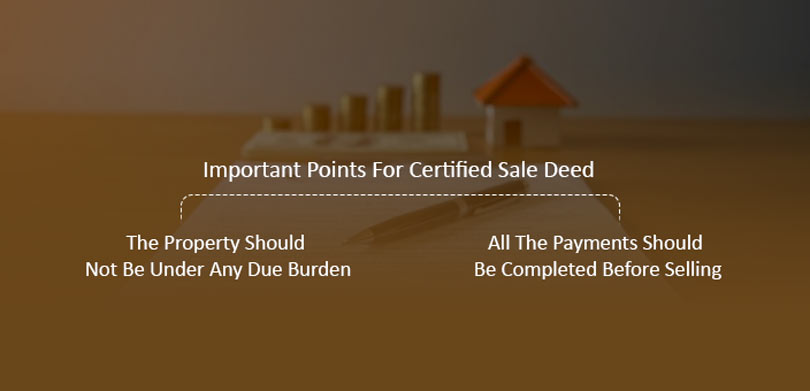 important points Sale Deed