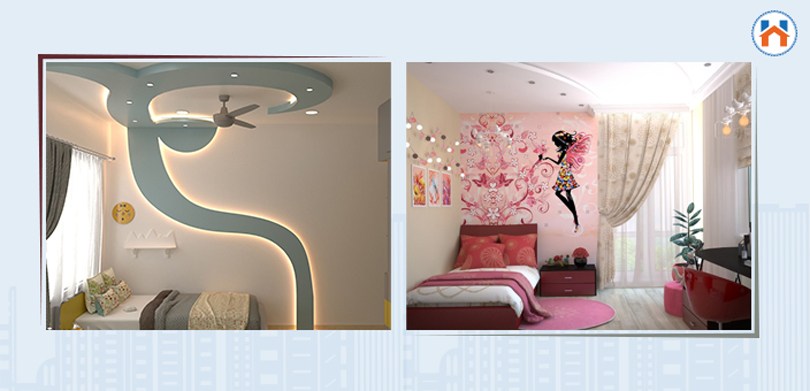 Top 20 Simple Small Bedroom Ceiling Design - kids bedroom design
