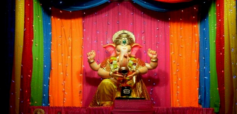 Cloth Ganpati Decoration 2