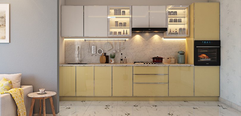 kitchen 1 BHK Flat Design