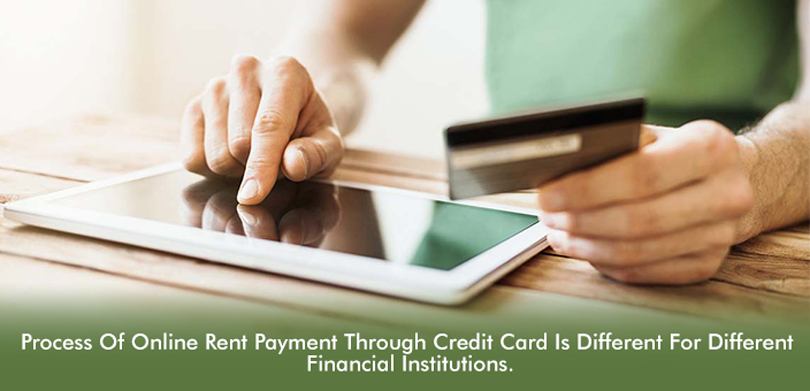 process of rent payment through credit card