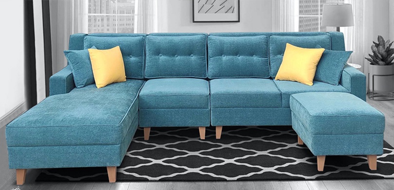 sofa 1 BHK Flat Design