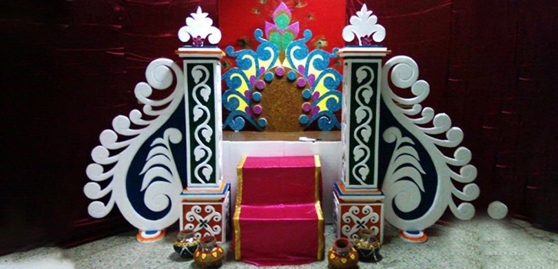 Thermocol Ganpati Decoration 2