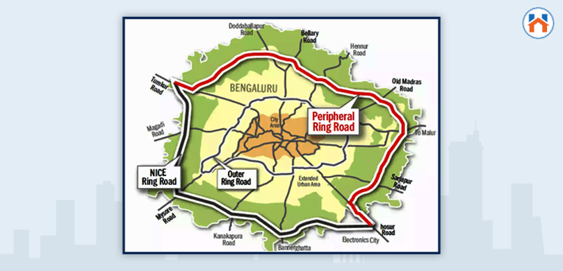 Peripheral Ring Road Bangalore Map