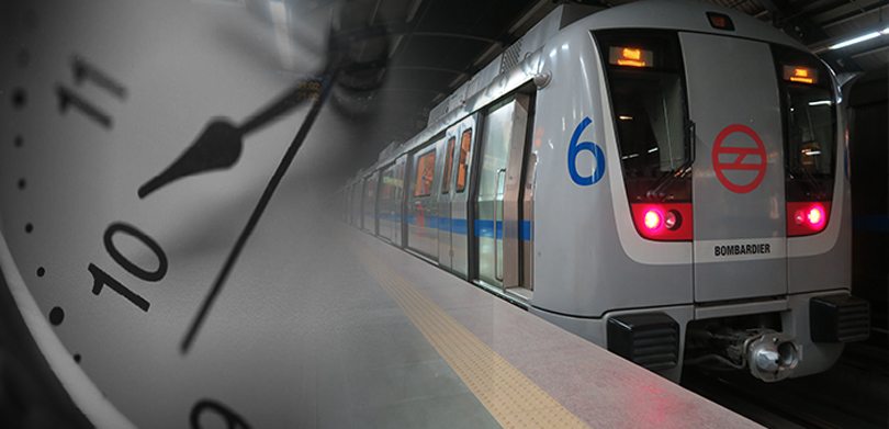 Delhi pink line metro route timing