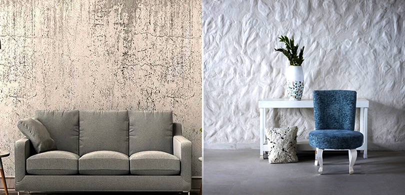 Elegant White Modern Texture Paint Designs