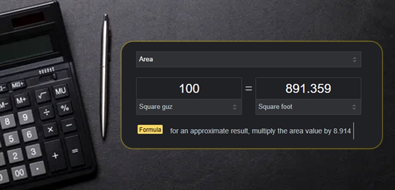 How Many Square Ft In 100 Gaj?