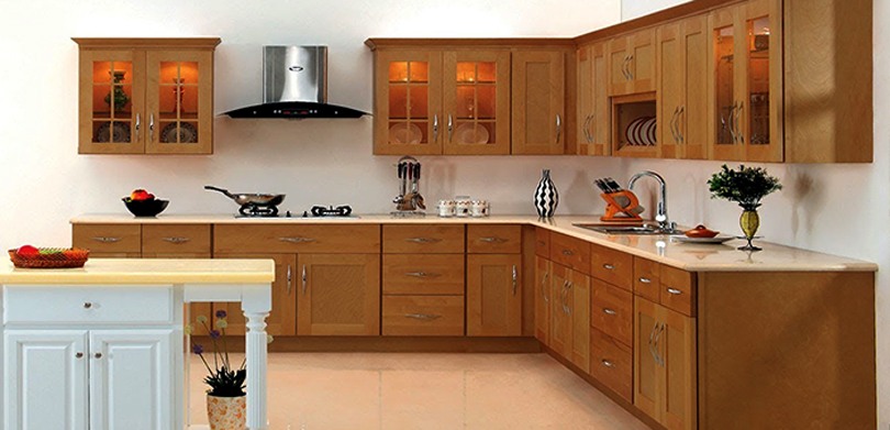 Kitchen Simple Showcase Design