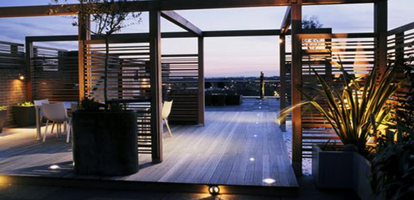 Minimal simple low-cost rooftop decoration