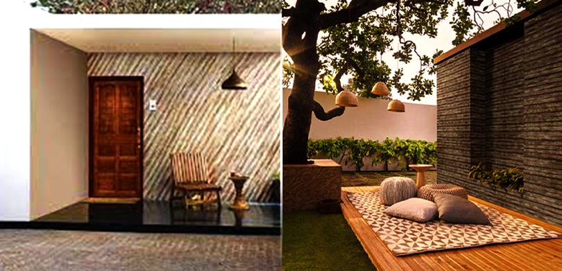 Exterior Modern Texture Paint Designs