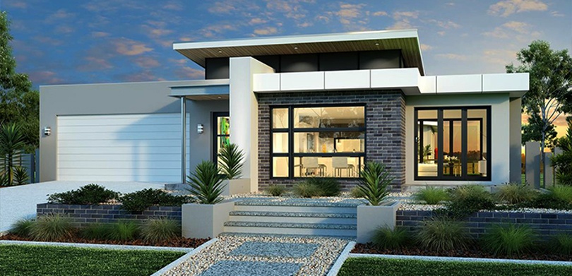 Modern Single-Floor House Design