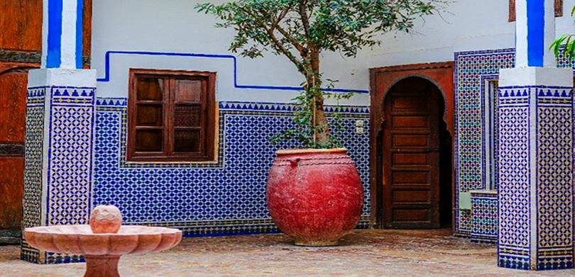 Moroccan-Style Front Wall Tiles Design