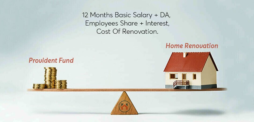 Withdrawal of PF amount For Home Renovation